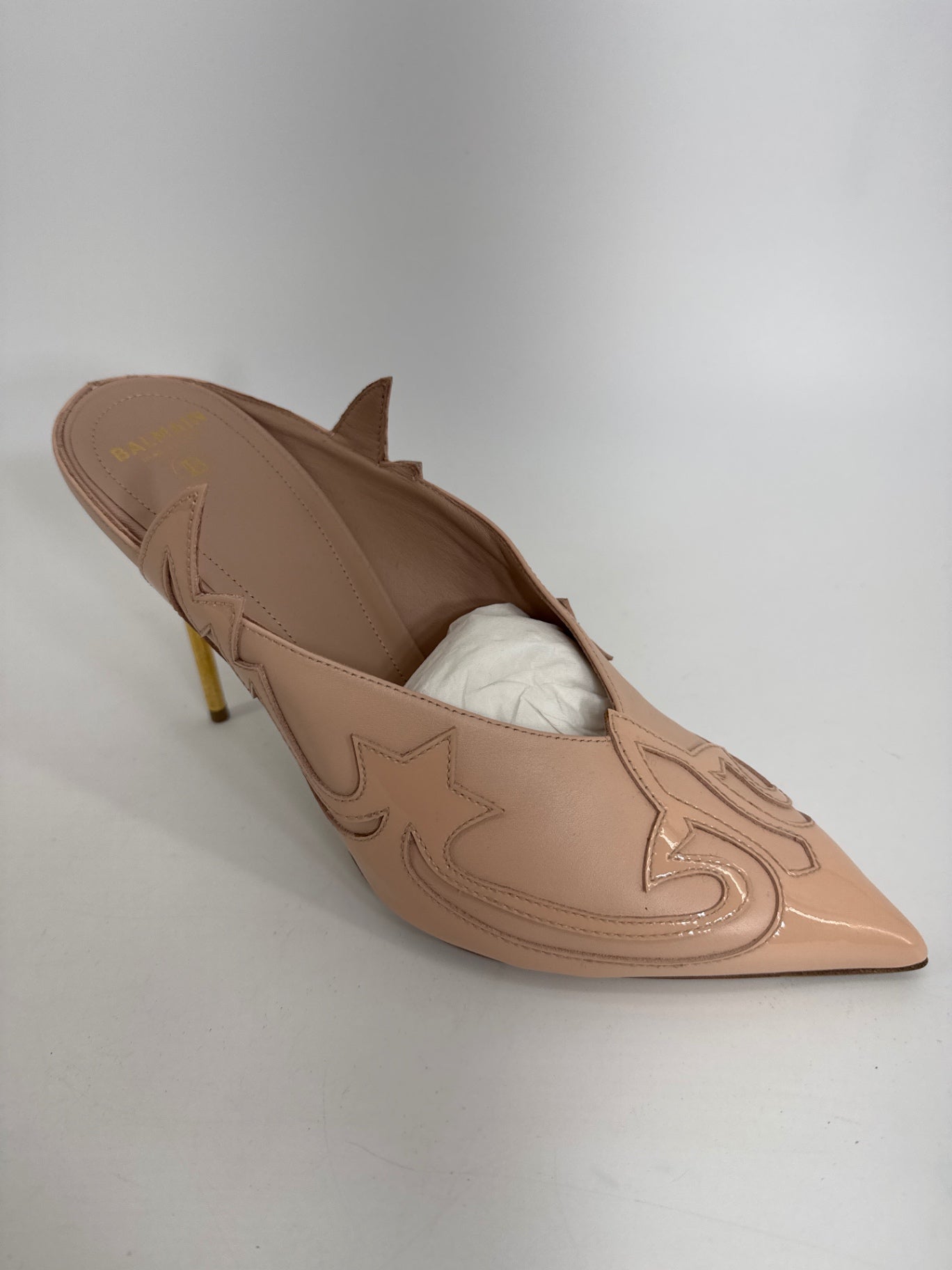 Balmain - Nude Mule