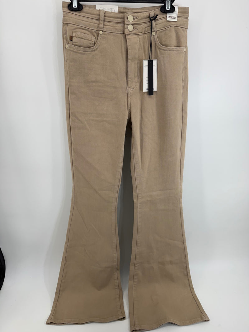 Judy Blue Beige High Waist Pants Size 7/28 NEW