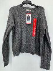 Lucky Brand Grey Cable Knit Sweater