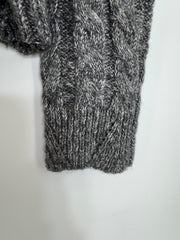 Lucky Brand Grey Cable Knit Sweater