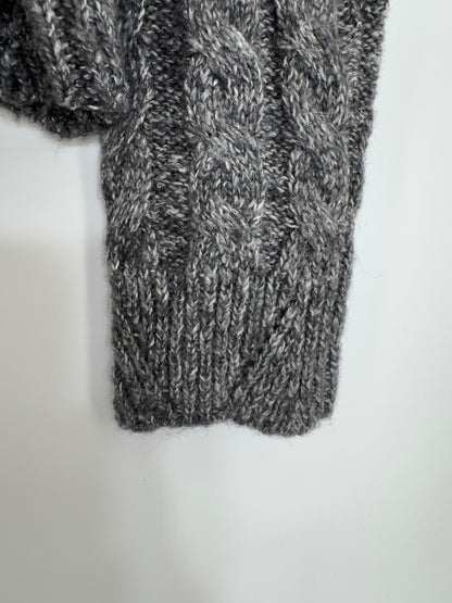 Lucky Brand Grey Cable Knit Sweater