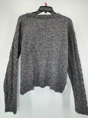 Lucky Brand Grey Cable Knit Sweater