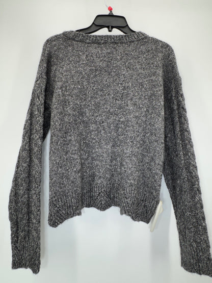 Lucky Brand Grey Cable Knit Sweater