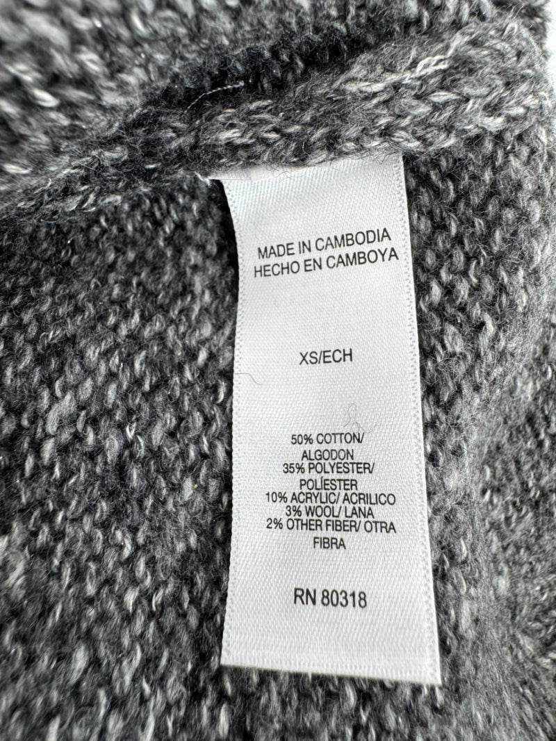 Lucky Brand Grey Cable Knit Sweater