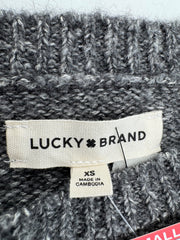 Lucky Brand Grey Cable Knit Sweater