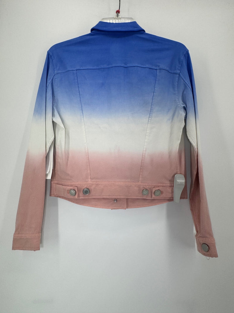 Adyson Parker Blue/Pink Ombré Button Up Jacket