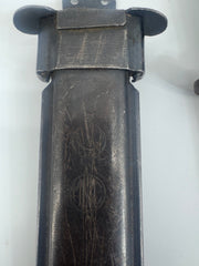 Vintage Turkish M5 Bayonet Knife M1 Garand + Steel Scabbard