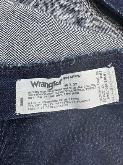 Wrangler 936AFPW Cowboy Cut Slim Fit Jeans Size 46x32