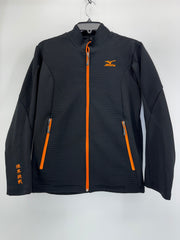 Mizuno Womens Zip Up Jacket w/ Pockets Black Small