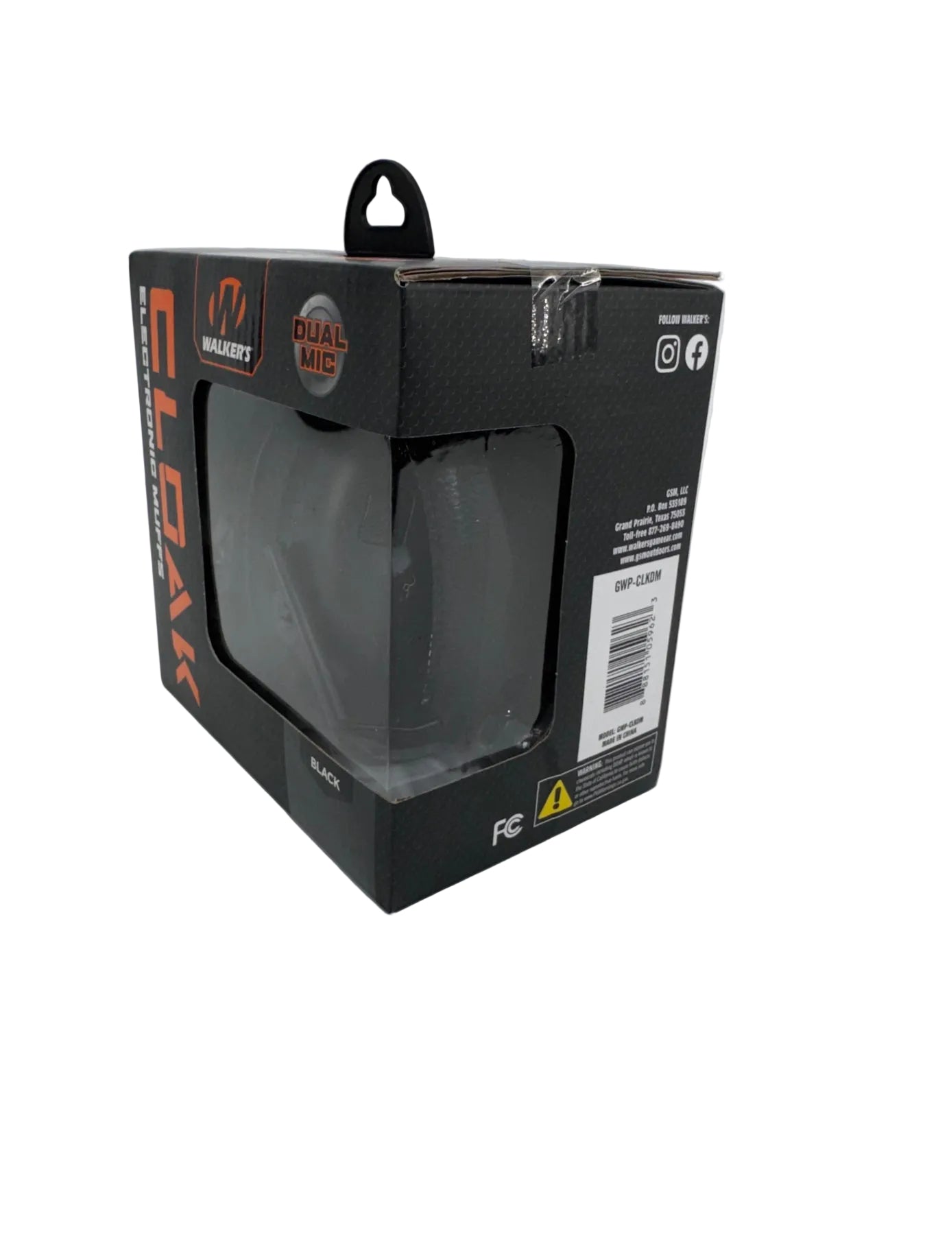 Walker's Cloak Dual Mic Electronic Muffs - Noise Reduction