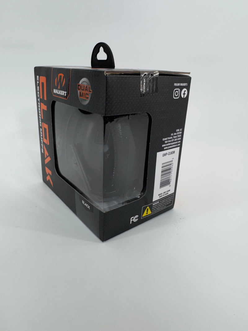 Walker's Cloak Dual Mic Electronic Muffs - Noise Reduction