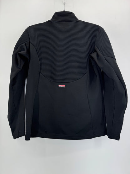 Mizuno Womens Zip Up Jacket w/ Pockets Black Small