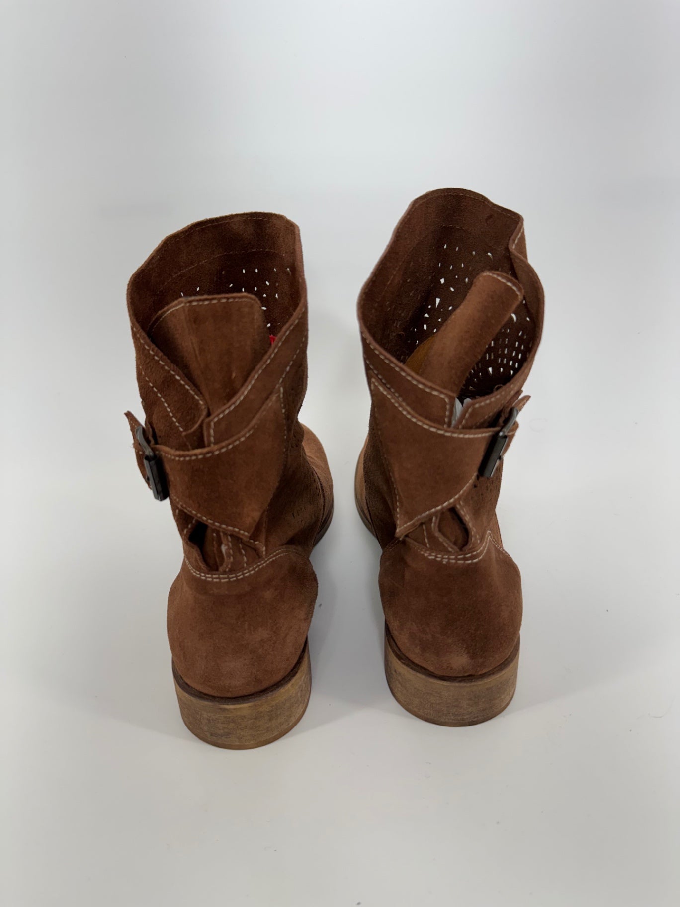 Sundance Ankle Boots w/ Buckle Western Boots