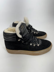Zespà Aix-en-Provence Suede/Leather High-Top Shearling Lining