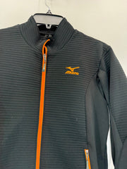 Mizuno Womens Zip Up Jacket w/ Pockets Black Small