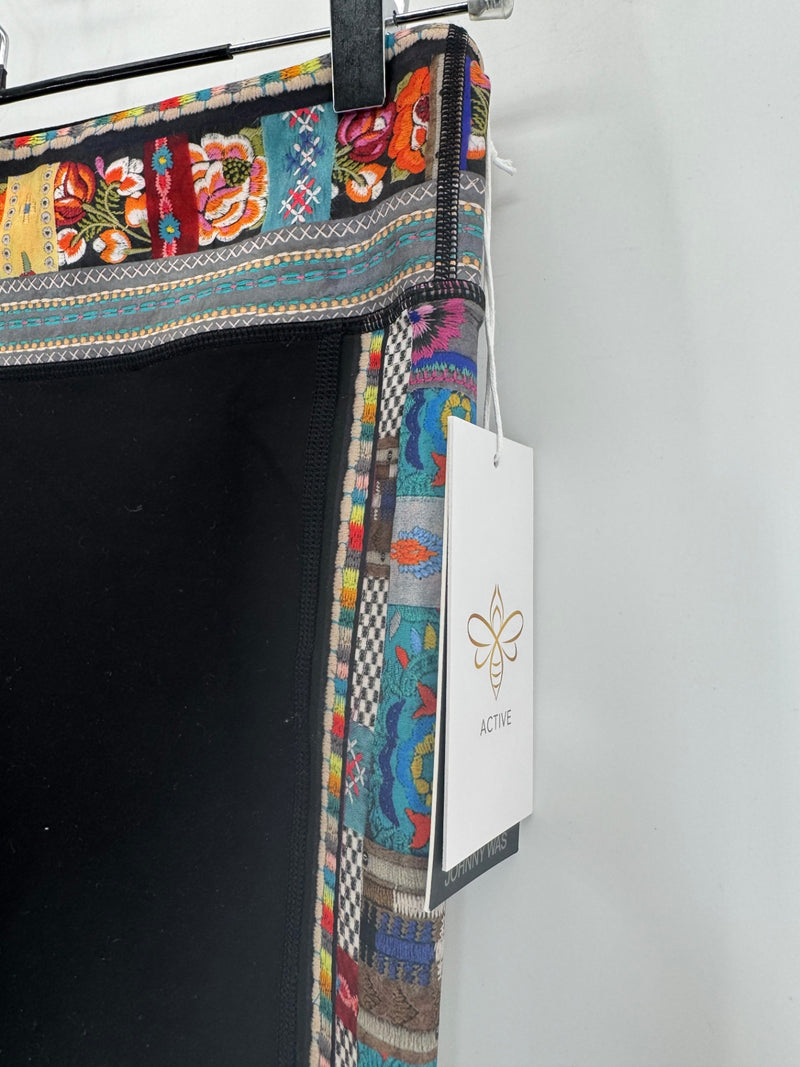 Johnny Was Beatrice Bee Active High Waist Legging Sz Large L NEW