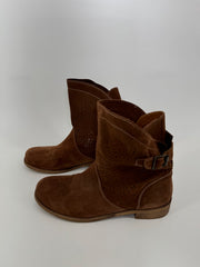 Sundance Ankle Boots w/ Buckle Western Boots