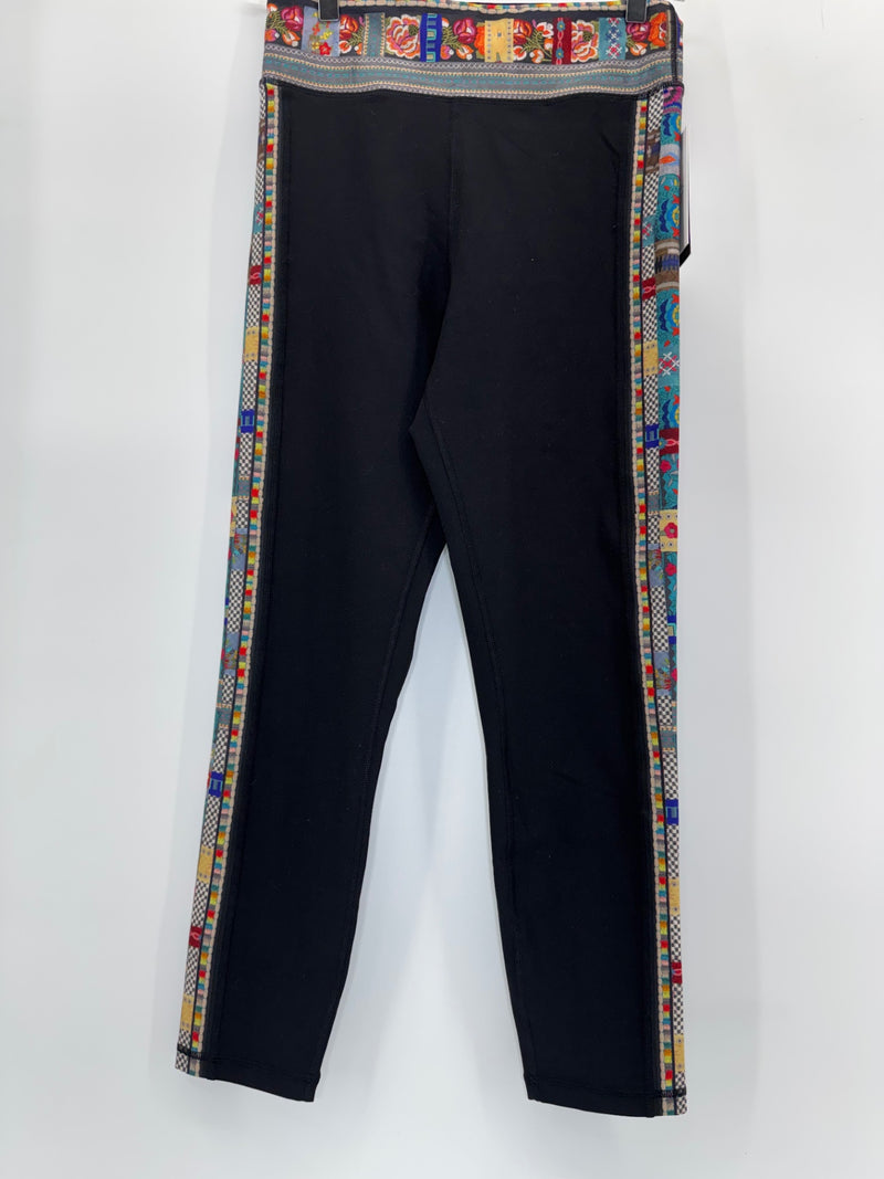 Johnny Was Beatrice Bee Active High Waist Legging Sz Large L NEW