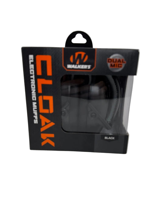 Walker's Cloak Dual Mic Electronic Muffs - Noise Reduction