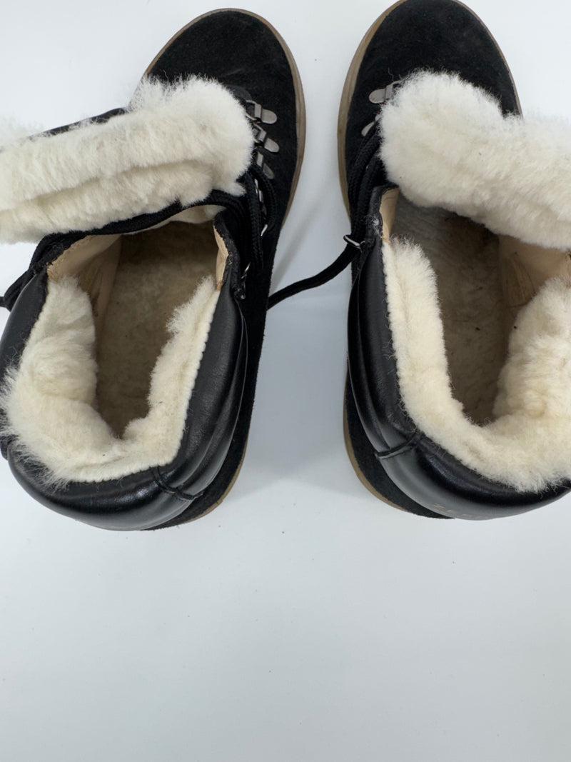 Zespà Aix-en-Provence Suede/Leather High-Top Shearling Lining