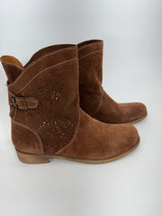 Sundance Ankle Boots w/ Buckle Western Boots