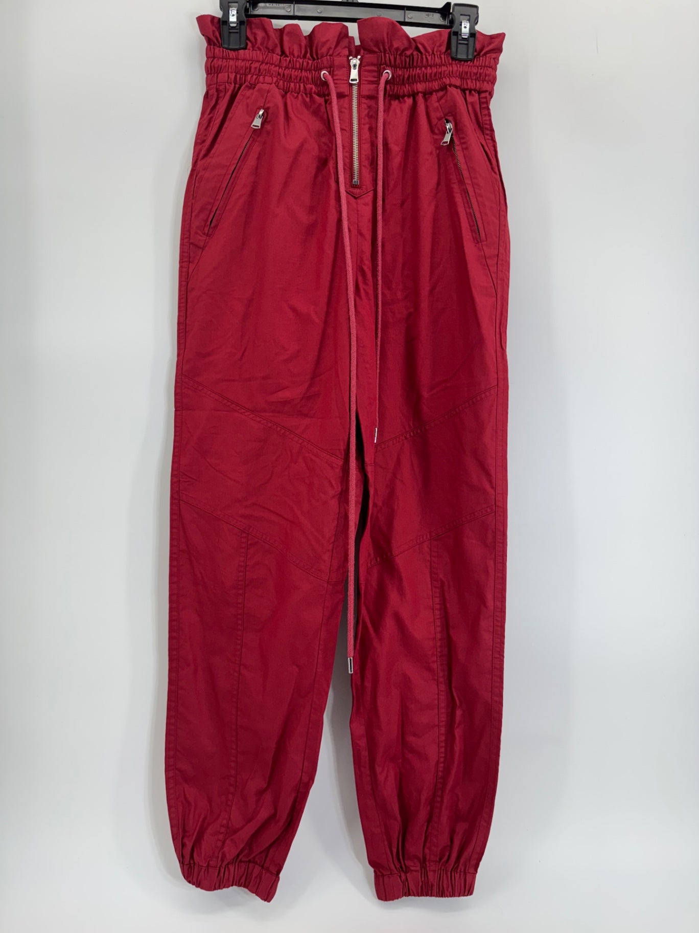 Roberto Rodriguez Track Pants w/ Ruffle-Edged Waistband Size XS
