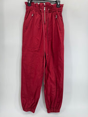 Roberto Rodriguez Track Pants w/ Ruffle-Edged Waistband Size XS