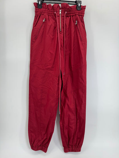 Roberto Rodriguez Track Pants w/ Ruffle-Edged Waistband Size XS