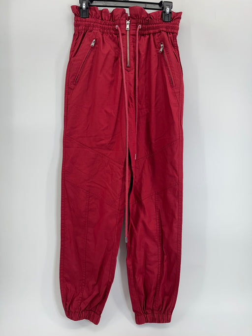 Roberto Rodriguez Track Pants w/ Ruffle-Edged Waistband Size XS