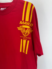 Maico Motocross Team Red/Yellow Hanes T-Shirt