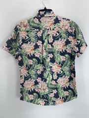 Chubbies Blue/Pink Hawaiian Button Up Shirt