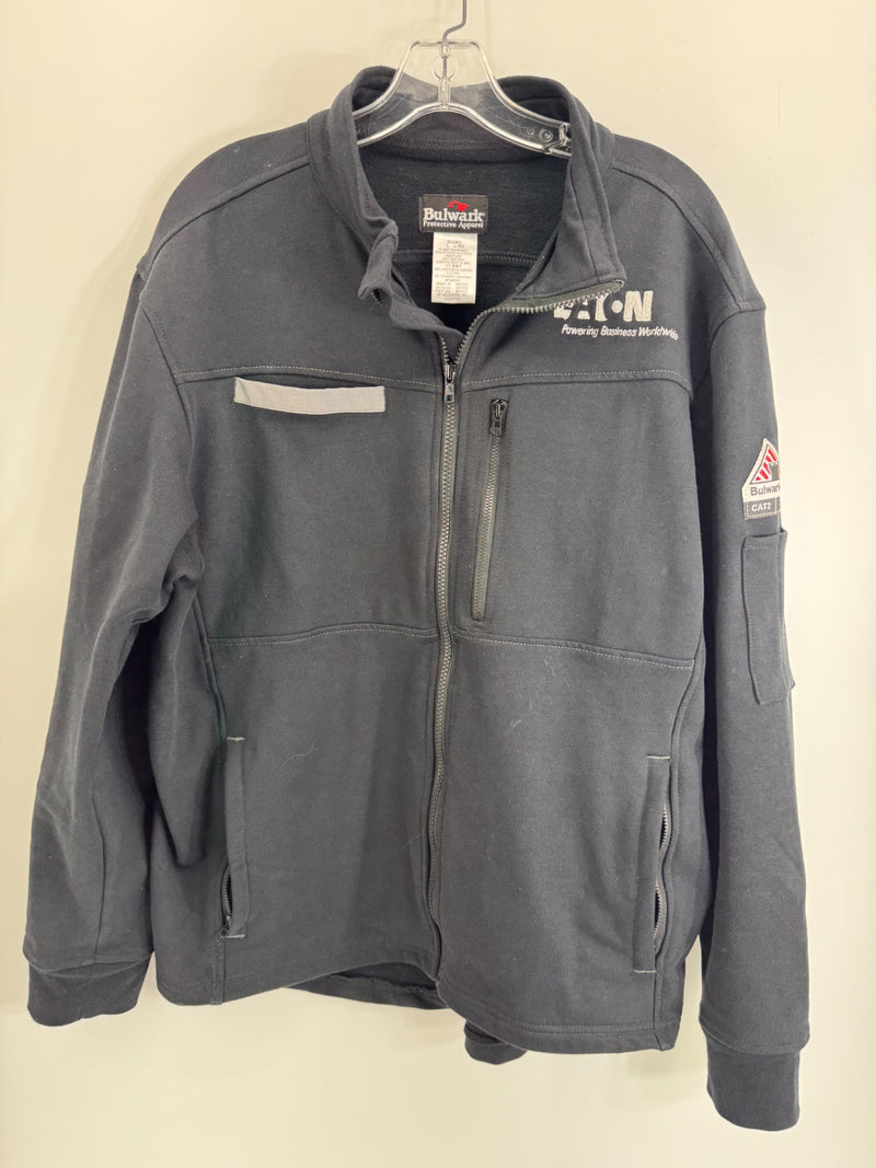 Men’s Bulwark Eaton Black Heavy Zip-Up Jacket