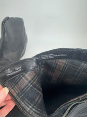 Born Black Leather Chelsea Round Toe Boots