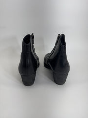 Born Black Leather Chelsea Round Toe Boots