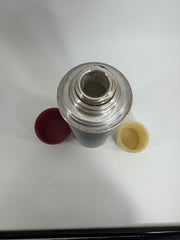 Vintage Thermos USA Made Silver/Red