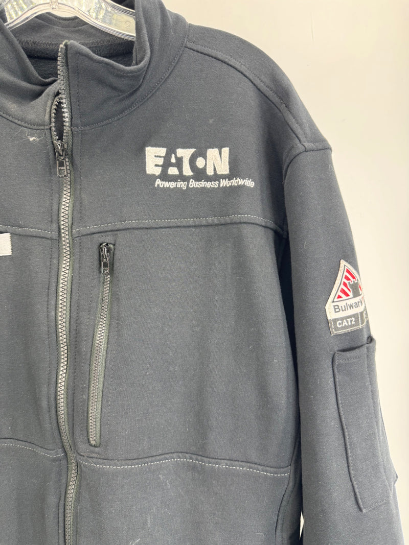 Men’s Bulwark Eaton Black Heavy Zip-Up Jacket
