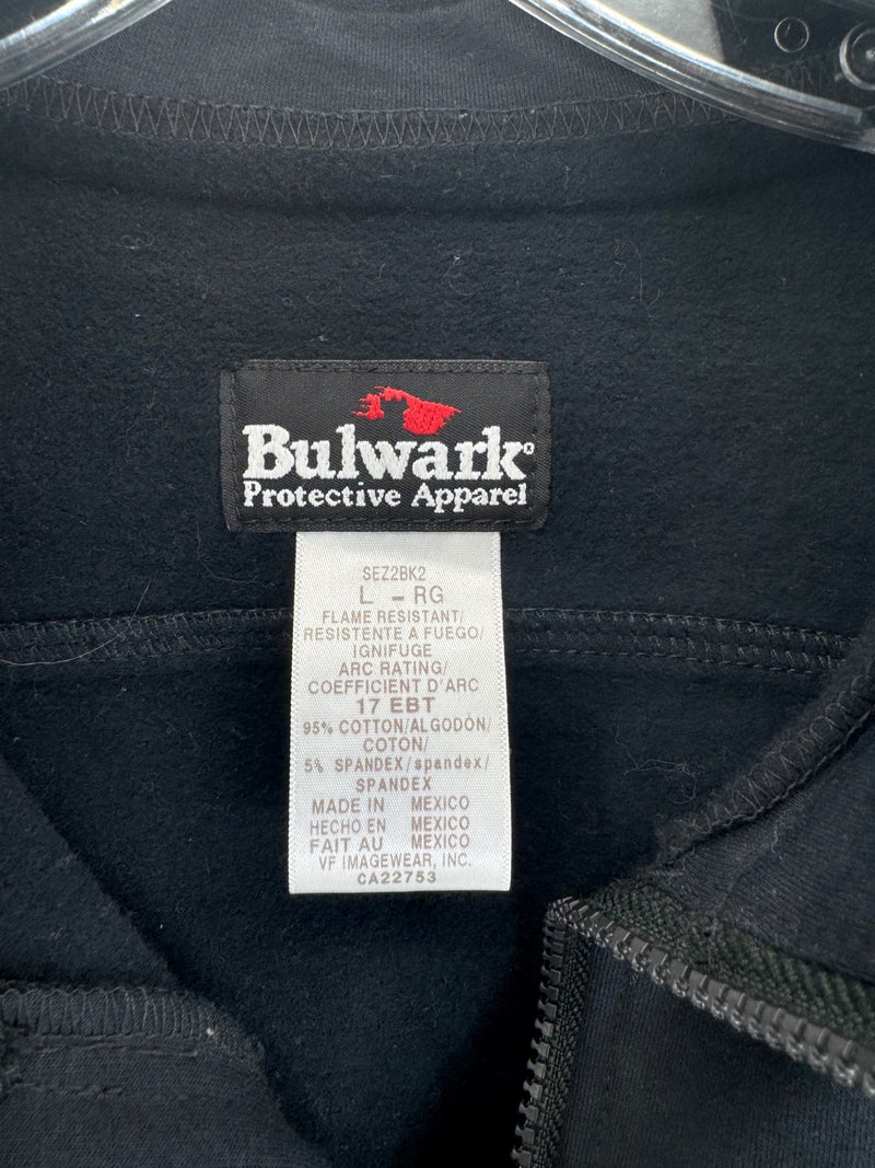 Men’s Bulwark Eaton Black Heavy Zip-Up Jacket