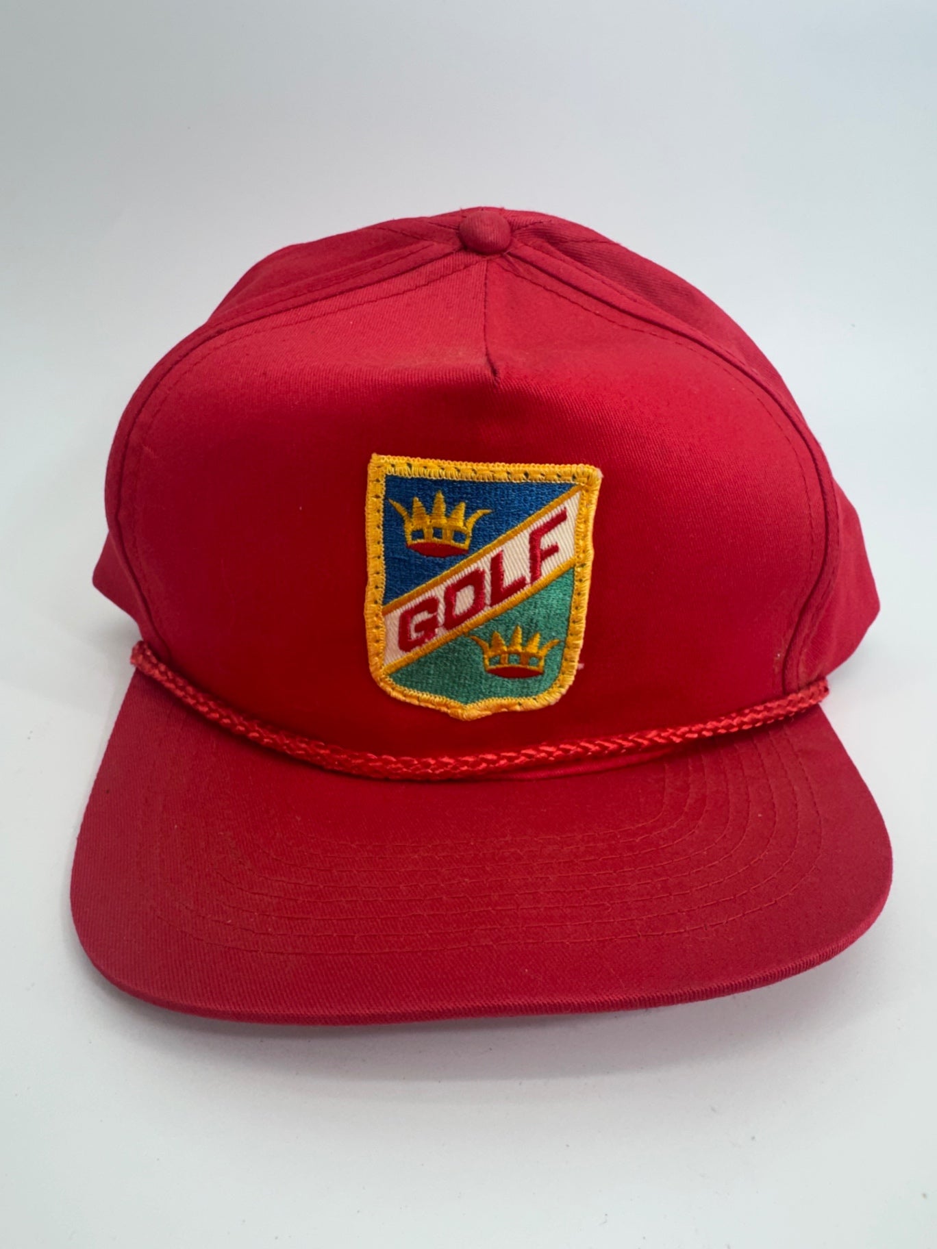 Vintage Red Golf Cap