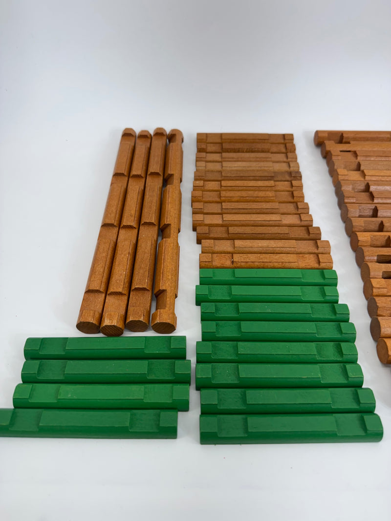 Lincoln Logs lot of 106 Pieces