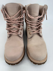 TIMBERLAND PREMIUM 6" LT.PINK WATERPROOF BOOTS Sz 8.5
