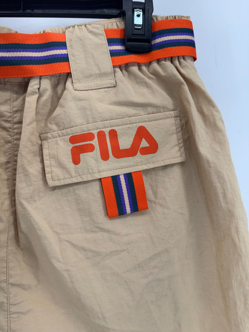 FILA Summer Safari Khaki Shorts Womens Large NEW