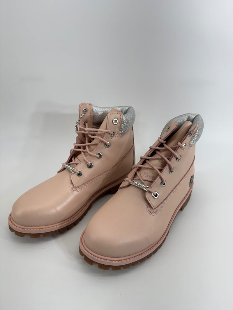 TIMBERLAND JUNIOR PREMIUM 6" LT.PINK WATERPROOF BOOTS, A2FK4 Sz 7