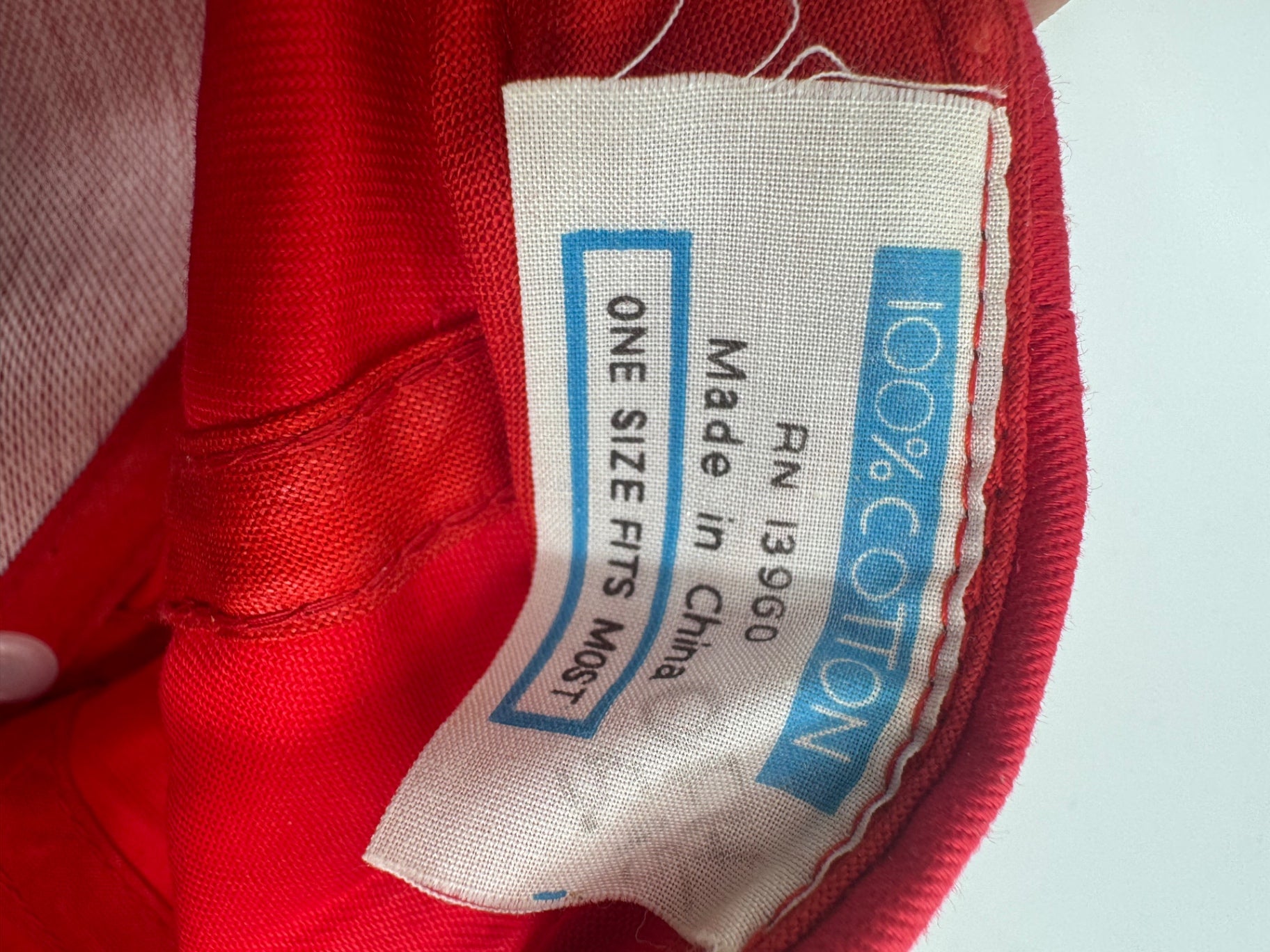 Vintage Red Golf Cap