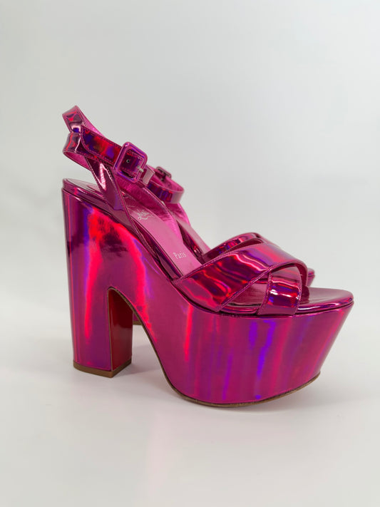 Christian Louboutin Loubi Queen Platform Sandals
