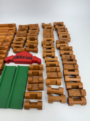 Lincoln Logs lot of 106 Pieces