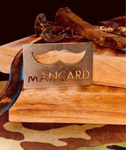 Stainless Steel Man Card Bottle Opener Mustache Wallet Size Funny Gift