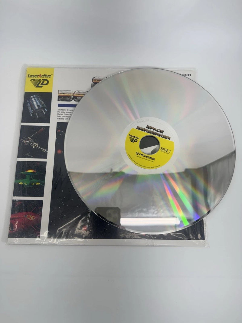 Space Berserker LaserActive Mega LD LaserDisc Pioneer Japan Complete Tested