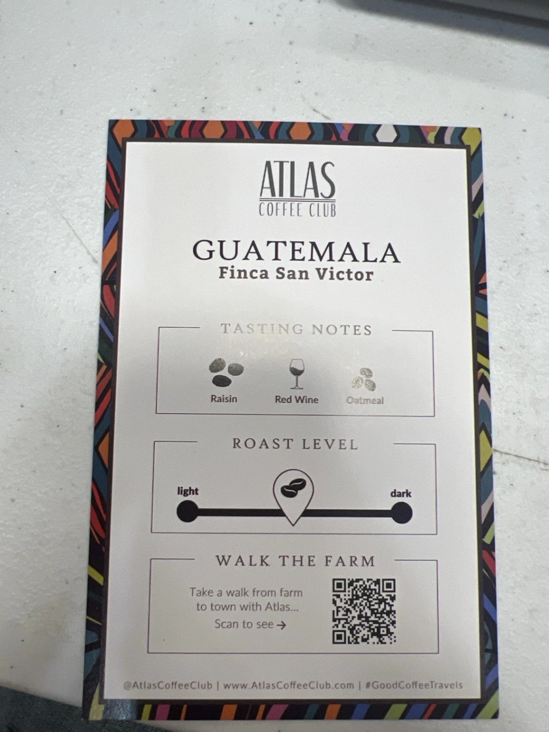 Atlas Coffee Club Guatemala K-Cup Pods 24ct Medium Roast Single Origin