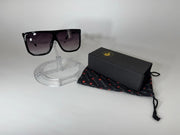 American Bonfire Ignite 18006 Sunglasses Black Smoke Oversized Square