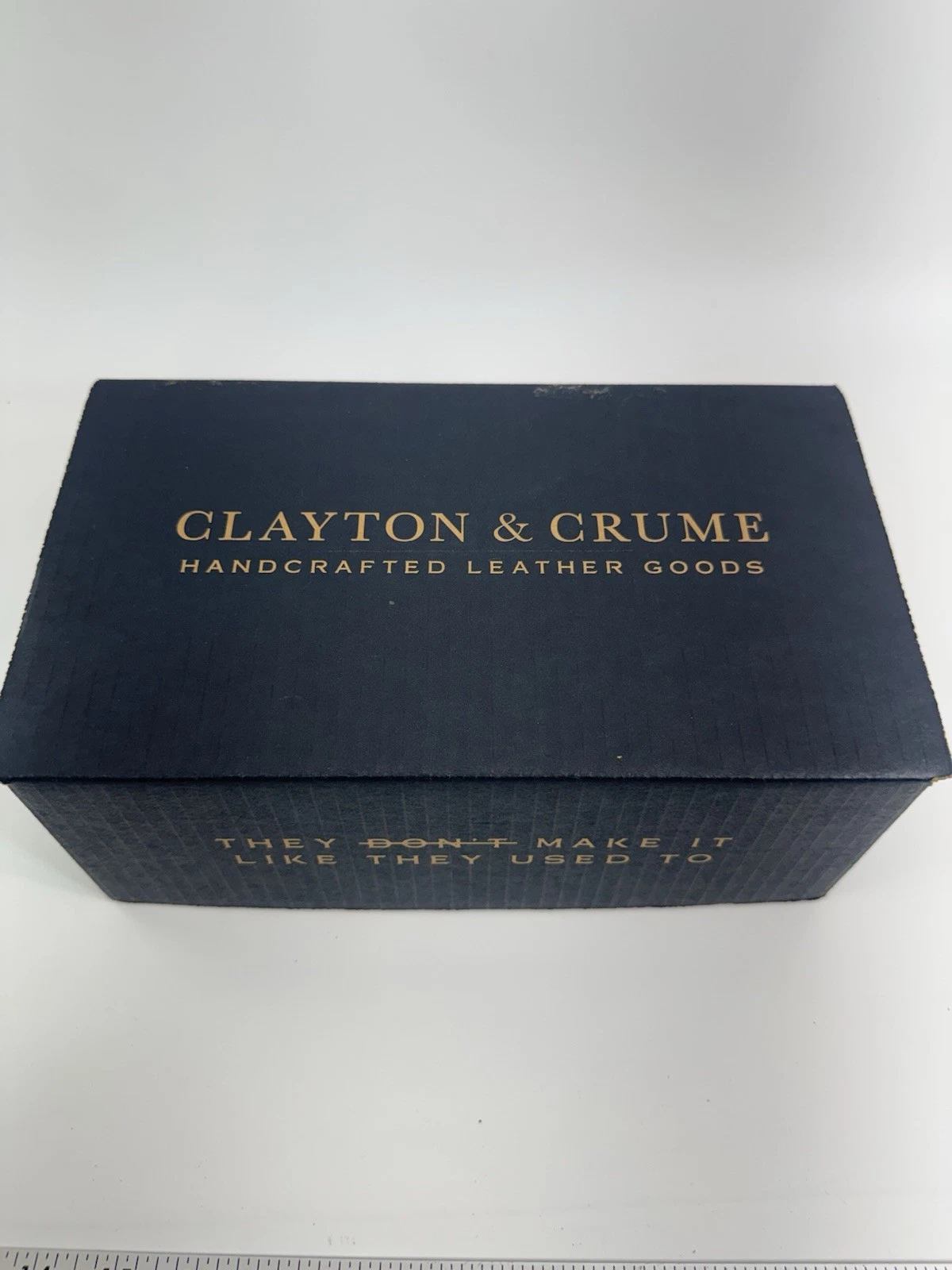 Clayton & Crume Leo Leather Wrapped Rocks Whiskey Glasses Set of 2 New